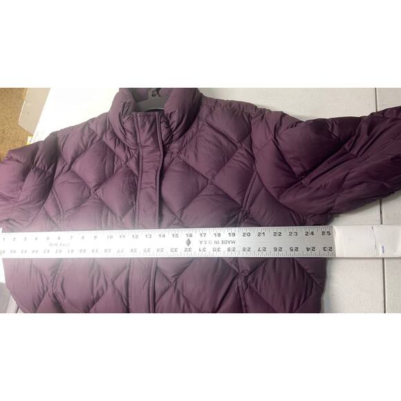 Eddie Bauer Premium Goose Down Quilter Puffer Jacket Purple Sz XXL 700 Fill - Picture 5 of 11